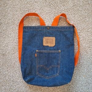 Vintage 1970s Levi Strauss "Orange Tab" Backpack